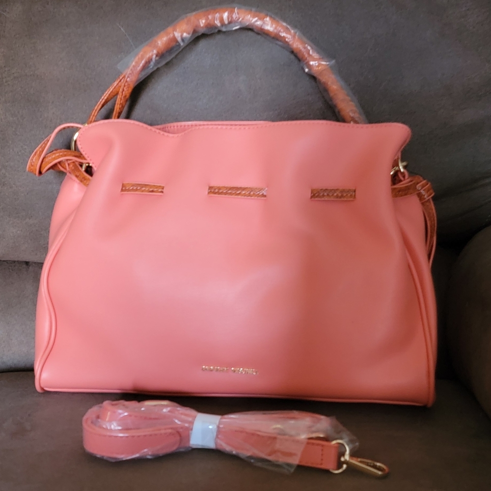Badgley Mischka- Solid Snake Combo Hobo Handbag - NWT